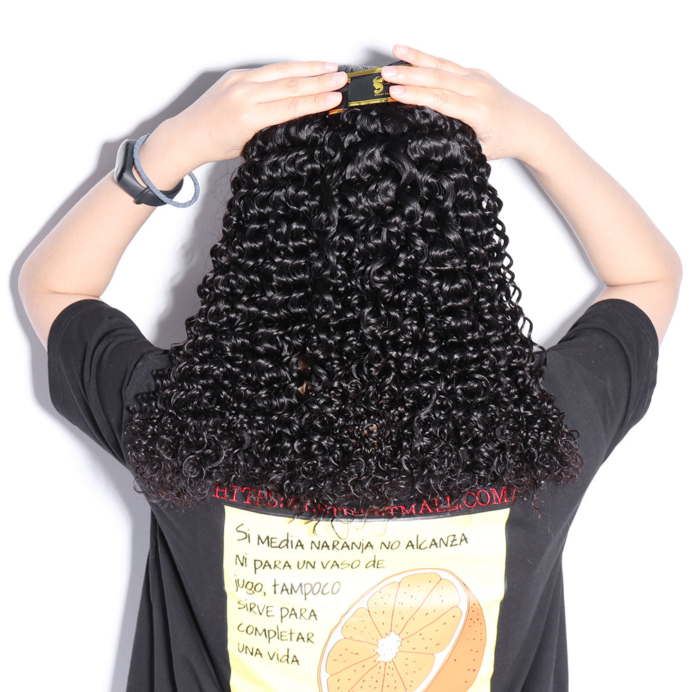 Brazilian Italian Curly Human Hair Bundle Italian Wave Weave 100% Unprocessed Virgin Hair Bundles