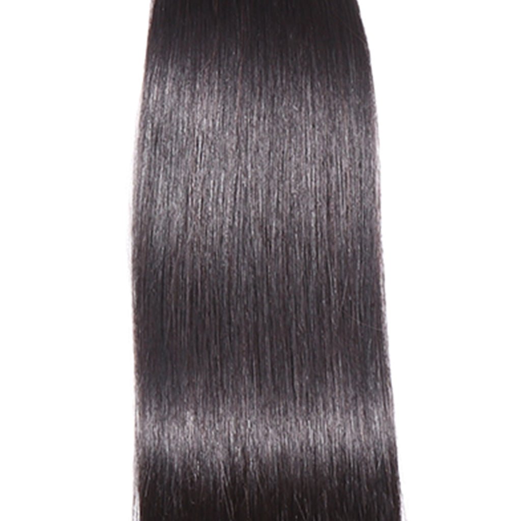 Aosun Straight Hair 3 Bundles With Closure Virgin Human Hair 4*4 Swiss Lace Brazilian Hair