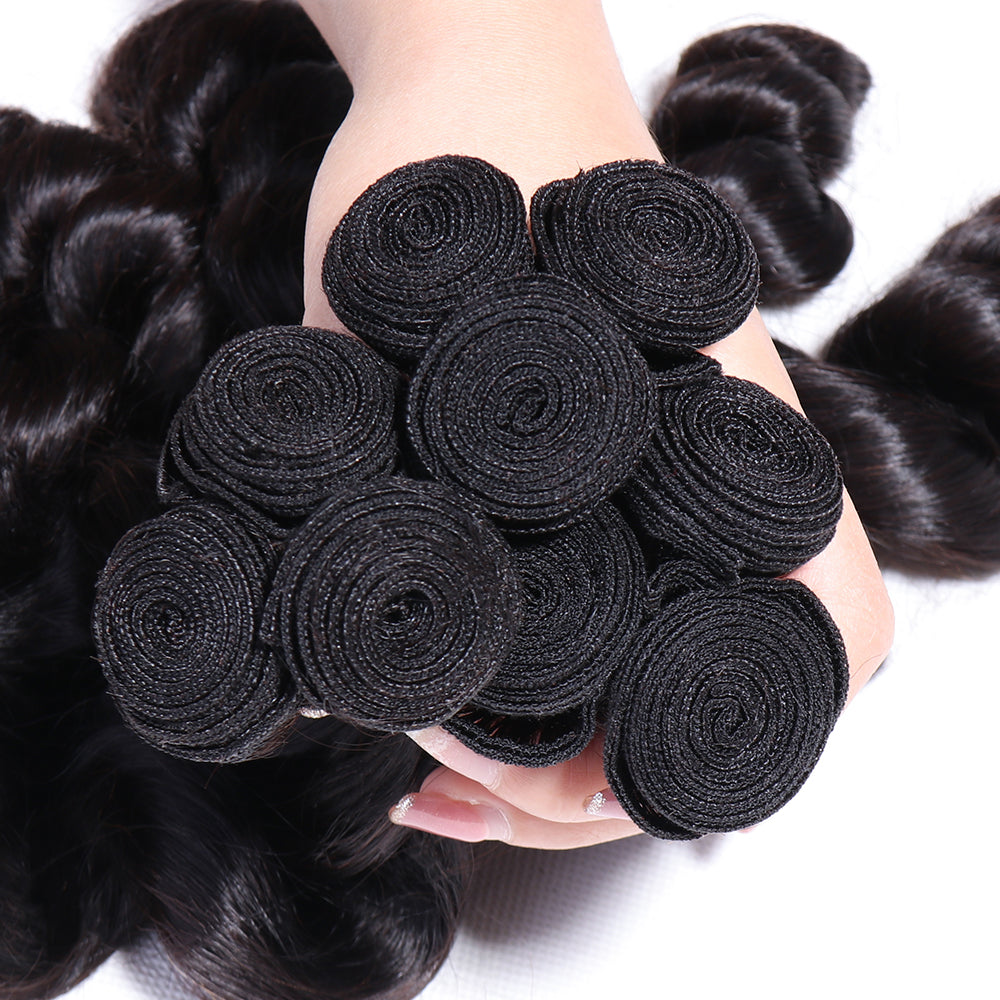 100% Unprocessed Virgin Hair Funmi Twist Curly Hair 3 Bundles Deal Natural Black Color Fumi Curly Human Hair Weaves